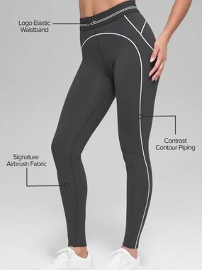 ALO airbrush, high waisted heart throb legging
